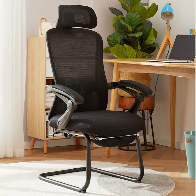 Study Sedentary Office Chairs Computer Ergonomic Home Handrail Office Chair Comfort Backrest Clerk Cadeira Work Furniture QF50OC