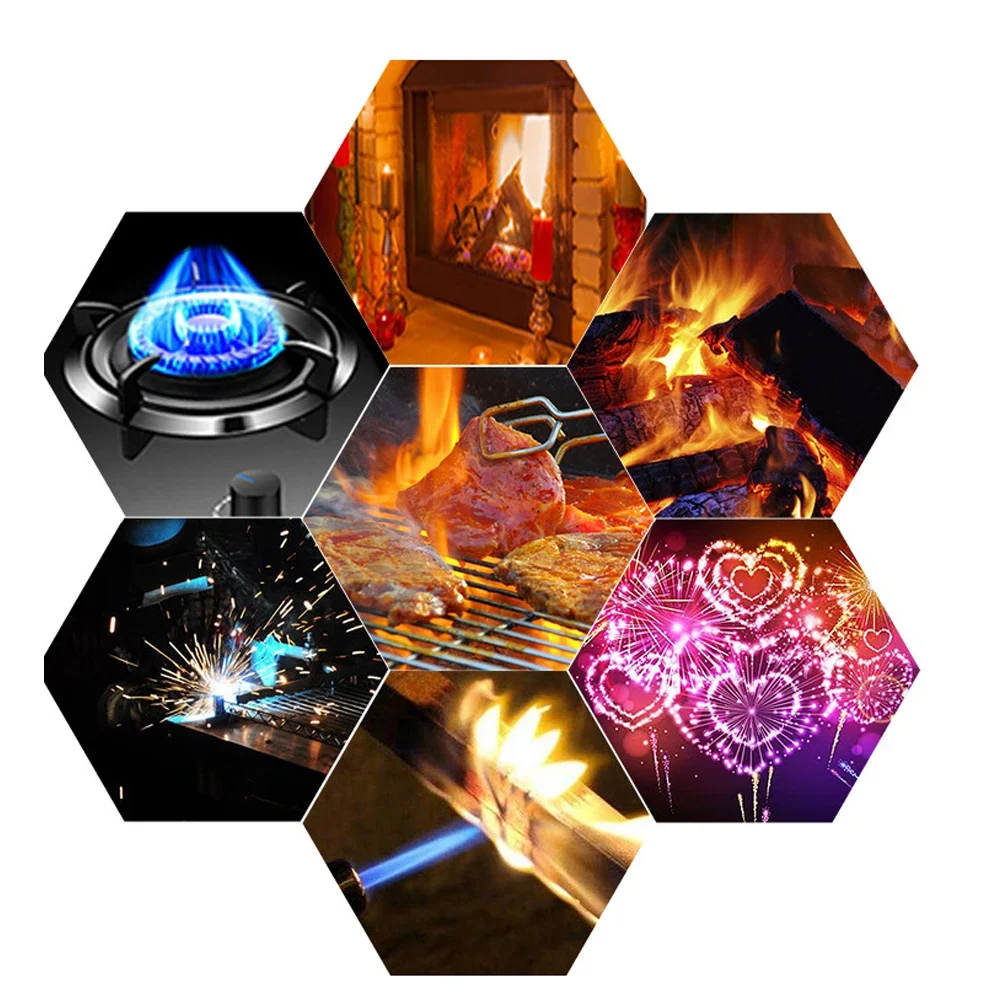 ولاعة لهب نفاثة فائقة الطول للمطبخ ، ولاعة شموع مقاومة للرياح قابلة للنفخ ، موقد غاز ، مدفأة شواء ، مسدس إشعال للطبخ الخارجي