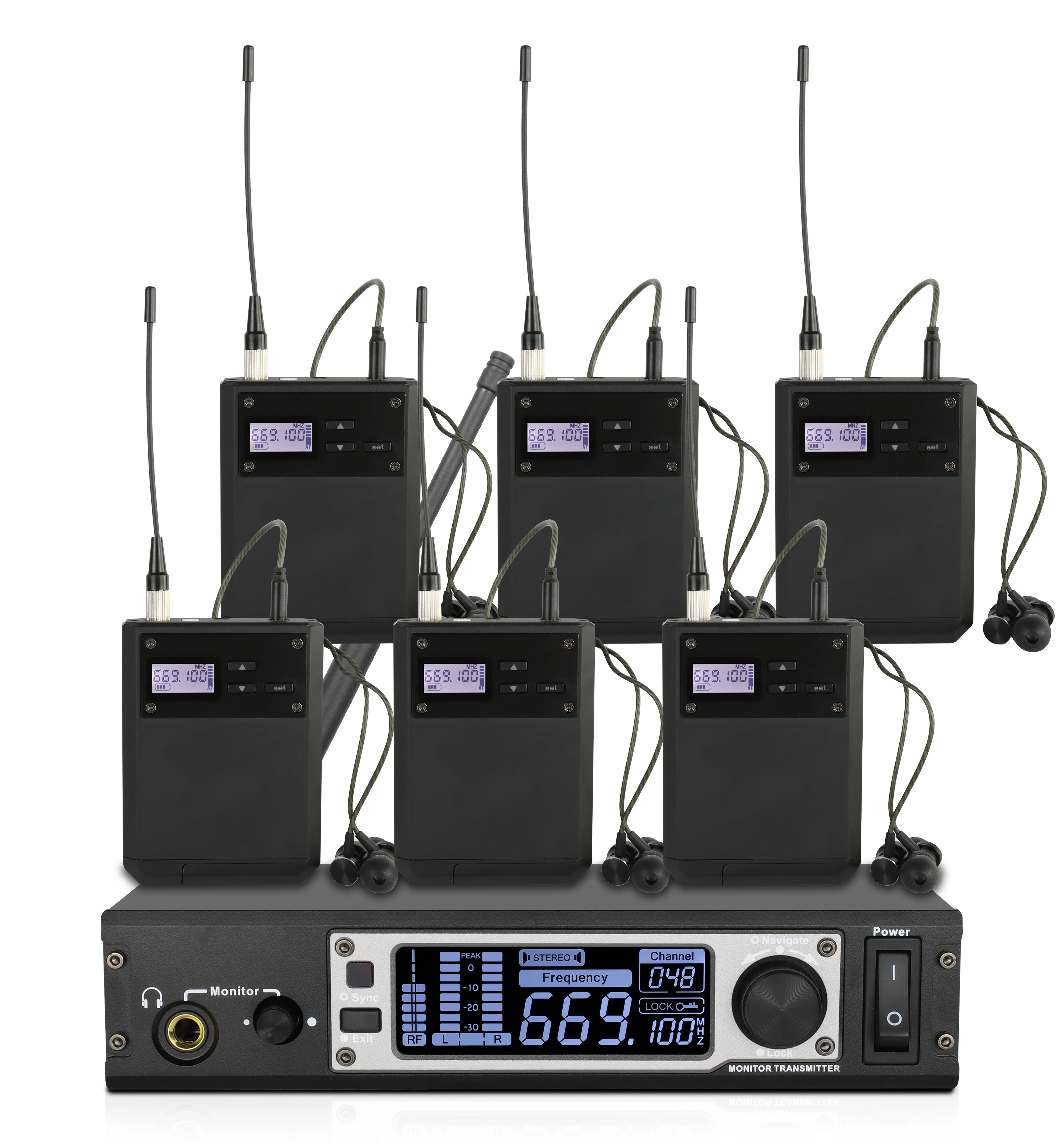 Stereo Psmx400 6 Stereo In Ear Monitor Wireless System Transmitter