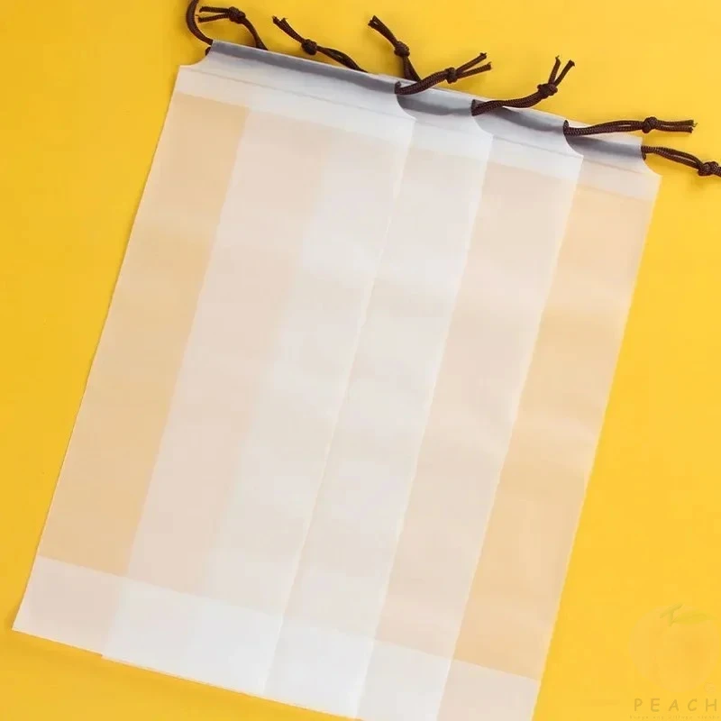 Umbrella storage bag transparent waterproof portable reusable drawstring home storage