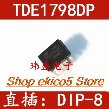 

10 шт., Оригинальные запасные части TDE1798DP TDE1798 DIP-8 IC