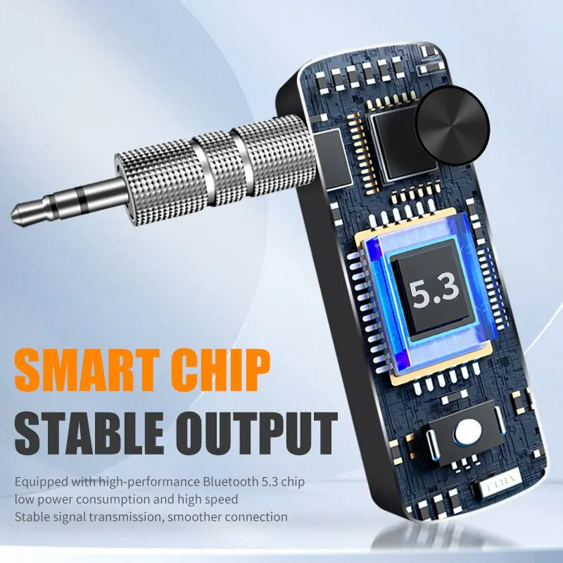 Bluetooth Transceiver Adapter Bluetooth Aux Adaptor Bluetooth Audio Receiver Bluetooth Adapter Audio Adapter VIKEFON Bluetooth Audio Receiver Transmitter Stereo Handsfree Call 3.5mm AUX Jack USB Dongle Wireless For TV PC Car Kit