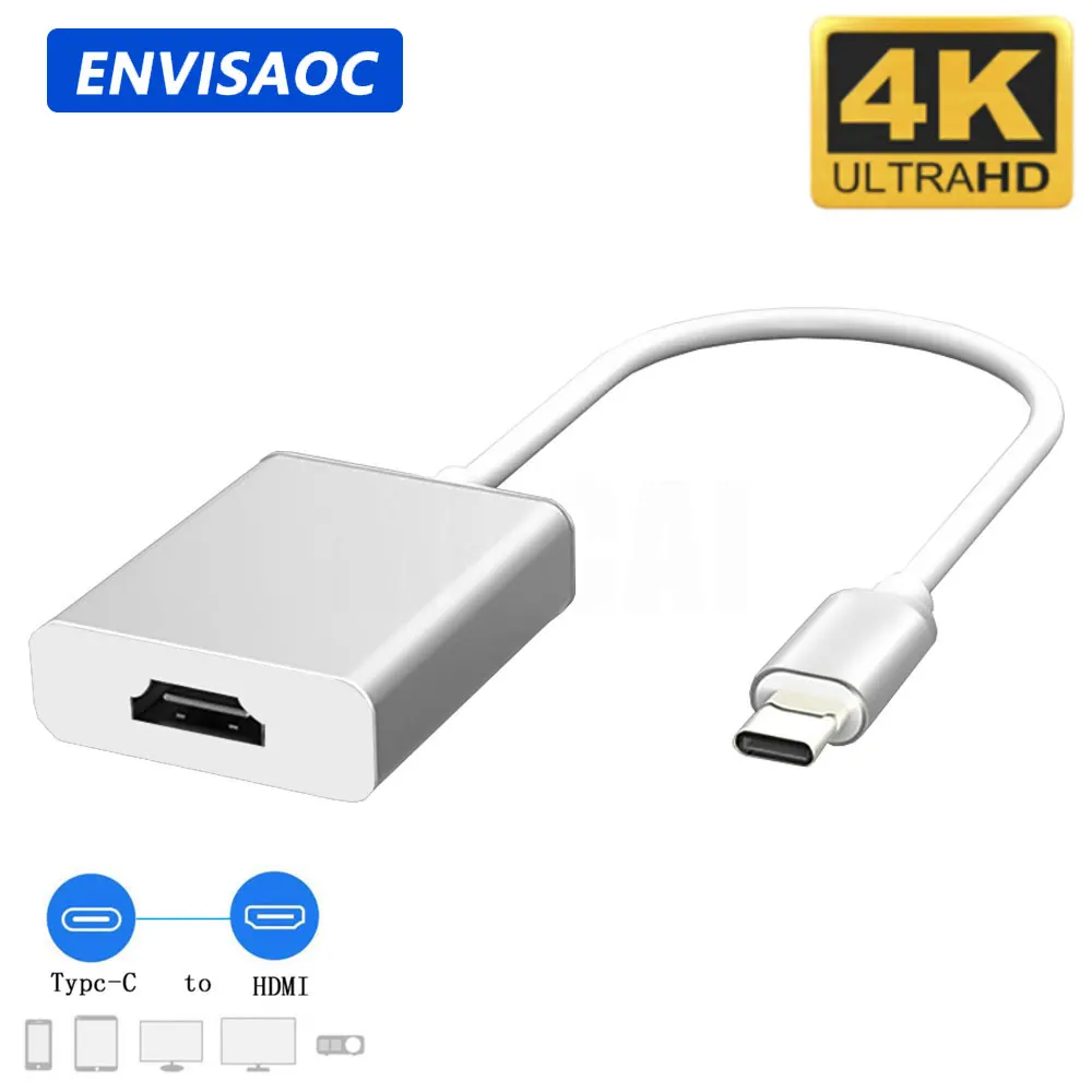

Переходник-разветвитель с USB Type-C на HDMI для MacBook Pro Air iPad Samsung HUAWEI Lenovo