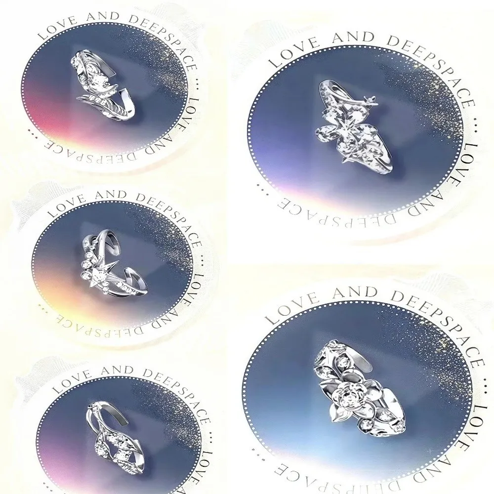 Gift Copper Love And Deepspace Ring Xavier Zayne Wedding Ring Game Prop Caleb Adjustable Rings Halloween