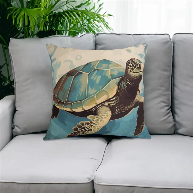 Fodera per cuscini decorativi animali dell'oceano 45x45 cuscini