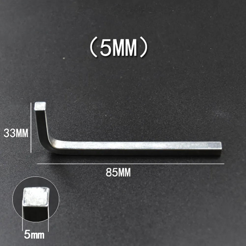 3–10 mm L-förmiger Vierkantkopfschlüssel, Vierkantschlüssel, 4-Punkt-Schraubenschlüssel aus Chrom-Vanadium-Stahl, Schraubendreher zum Festziehen der quadratischen Schrauben – Detail 5