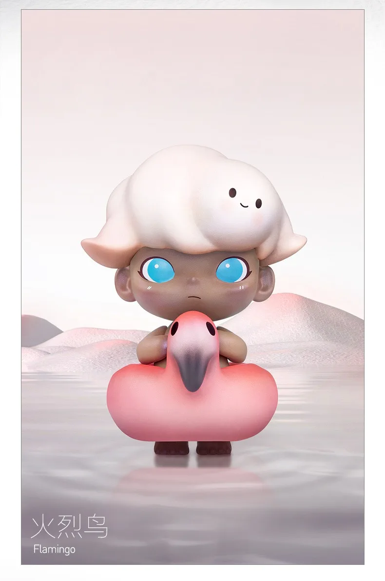 Dimoo-レトロなシリーズボックスのアクションフィギュア,収集