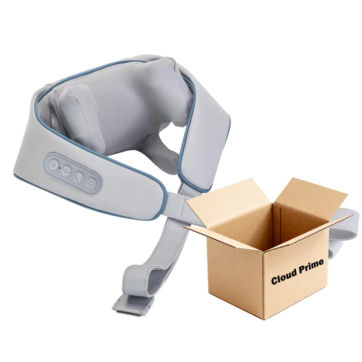 מסאג'ר צוואר וכתפיים אלחוטי 25W לכתף ולגב עיסוי צוואר טרפזי