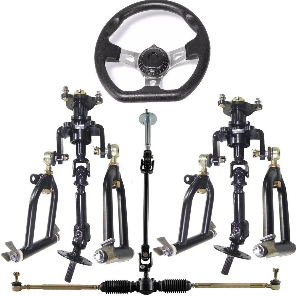 DriveAxleAssemblyGoKartSteeringWheelGearRackShaftFrontDriveSwingarmKitforElectric.jpg