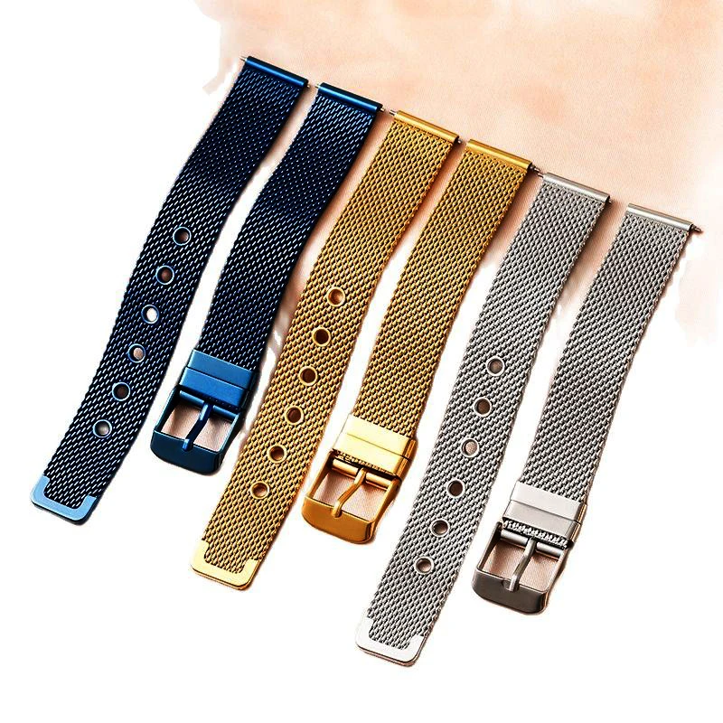 AAA High quality Quick release Watch band  Stainless steel Mesh strap 10mm 12mm 14mm 16mm 18mm 20mm 22mm ремешок для часов