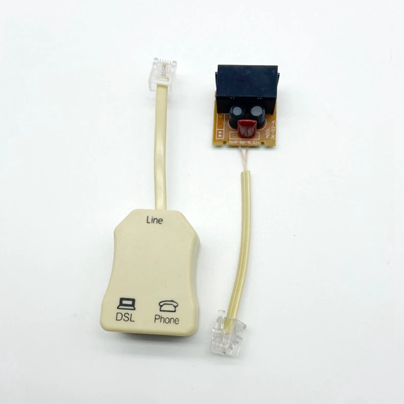 3Pcs DSL Filter Splitter For Phone Line Phone Jack Splitter In-Line DSL Filter Telephone Modem ADSL