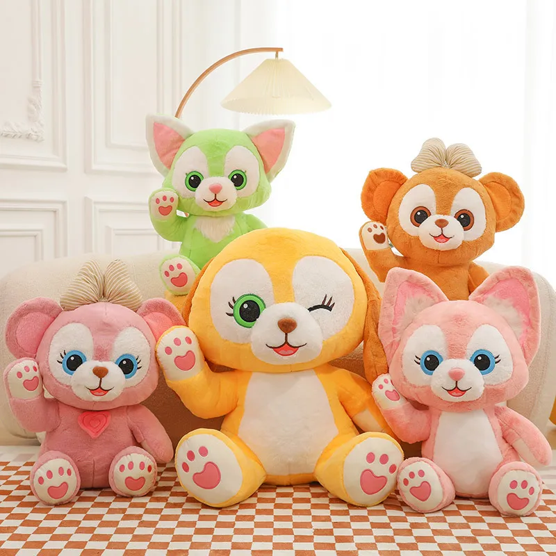 

Новинка, мультяшная плюшевая игрушка Disney Linabell Shelliemay Cookieann Duffy Gelatoni, подушка для сна для девочки, кавайная мягкая набивная кукла, подарки