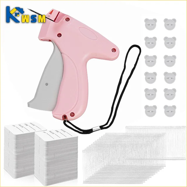Garment Label Gun Quilt Holder Hangtag Gun Soft Silicone Pinless Snap Single Needle Sewing Gun Non-Tracking Sheet Anti-slip Tool 1