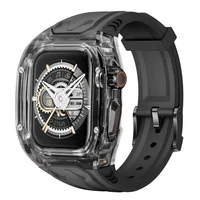 Boîtier PC + bracelet pour Apple Watch Ultra3/2 49mm 11 10 46/42mm, housse de protection tout compris pour iWatch 9 8 7 6 SE 45/41mm 44mm 2