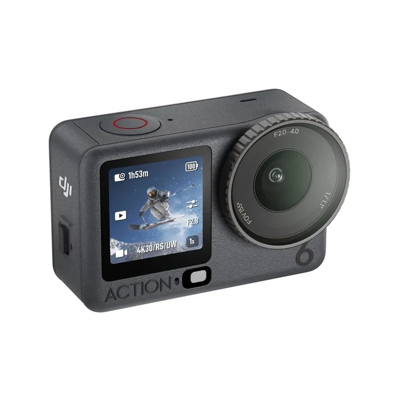 DJI 오즈모 액션 6 카메라 완전히 새로운 1/1.1인치 사각형 센서 액션 카메라 Ultra-HD 8K 비디오 Ultra-HD 8K 비디오 4시간 배터리 수명