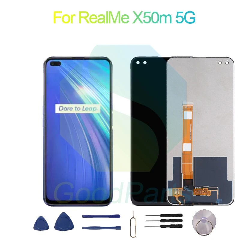 

ЖК-дисплей для RealMe X50m 5G, экран 6,57 дюйма для RealMe X50m 5G, сенсорный дигитайзер в сборе, замена