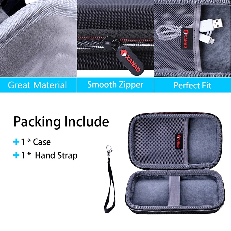 Hard Case for Polaroid Hi Print 2x3" Pocket Photo Printer Travel Storage