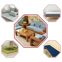 Chair Foam White Square Cushion Sheet Upholstery Replacement High Density Premium Seat Pad 2