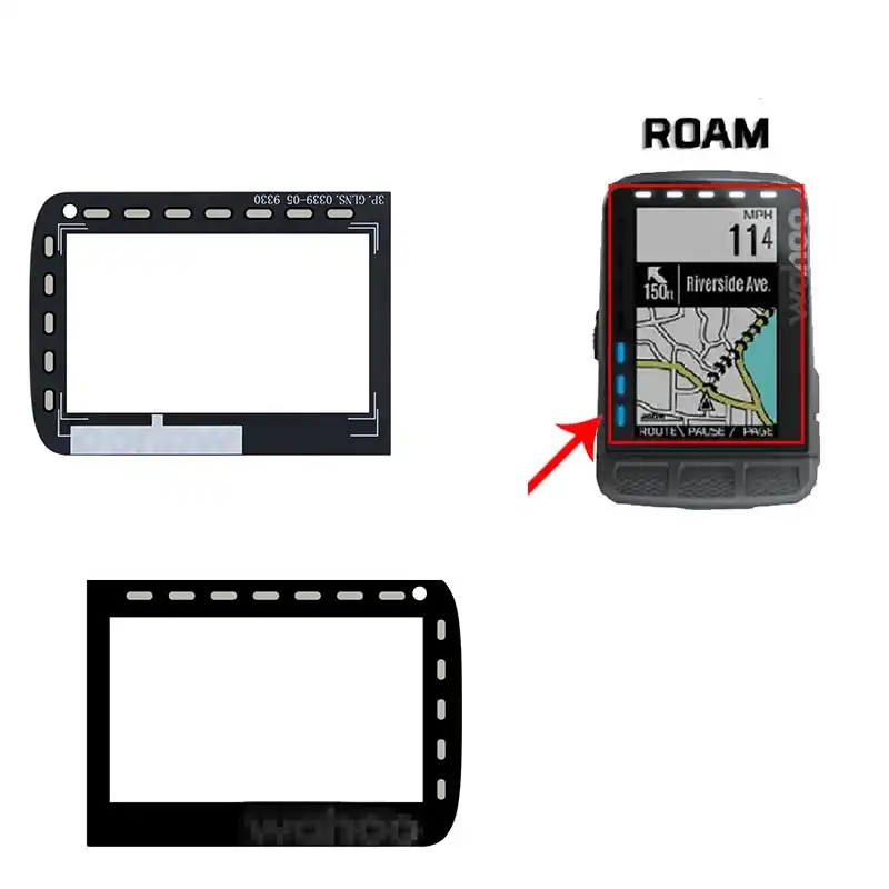 アクセサリー Wahoo ELEMENT ROAM GPS WFCC6 Wahoo ELEMNT ROAM 2 Wireless GPS Cycling Computer - WFCC6