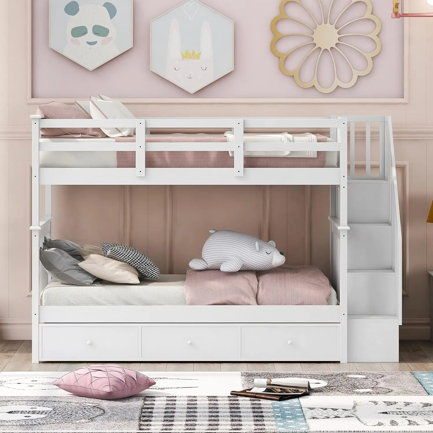 Storage Stair Bunk Bed 3