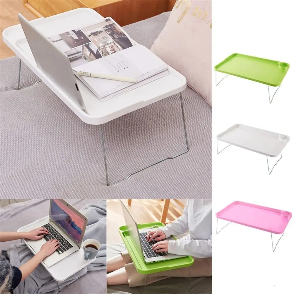 Multi-function Dobrável Bandeja Cama Mesa do Portátil Cama Colo Portátil Pequeno-almoço - Imagem 5