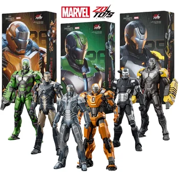 ZD Toys Iron Man Action Figure Mark 35 Red Snapper Iron Man MK 24 MK 22 MK 47 Tony Stark Ironman Figure Action Collect Toy Gift