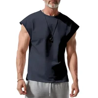 Amazon transfrontalier vêtements pour hommes été nouveau t-shirt sans manches jeunesse décontracté ample mince gilet hommes 2