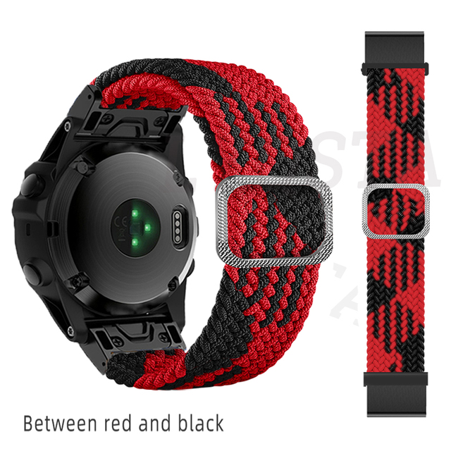 Smart Watch Band For Garmin Fenix 6 6Pro 5 5Plus 7 Descent Mk2S Easyfit Braided Strap For MARQ Series Watchband Accessories