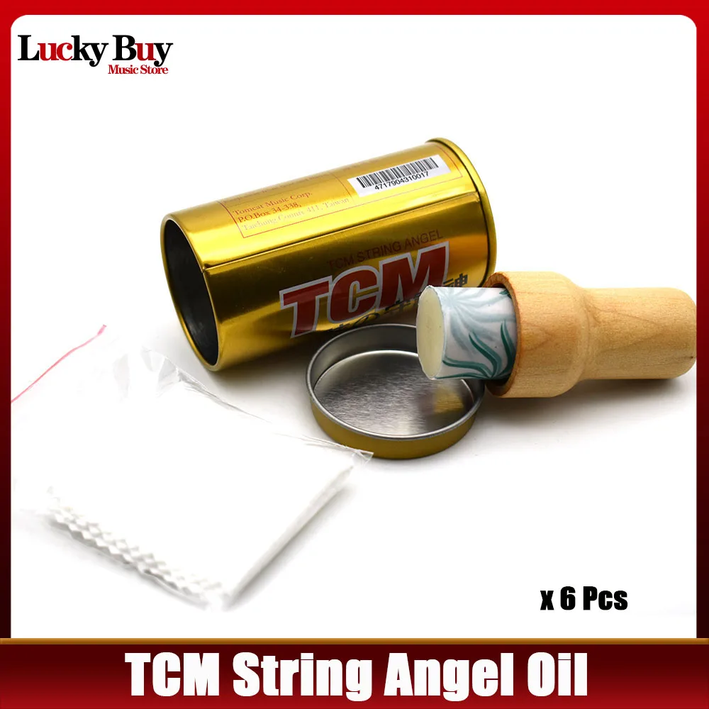 

6pcs TCM Protect for All Stringed Instruments TCM String Angel oil Strings protection tools Guitar accessories
