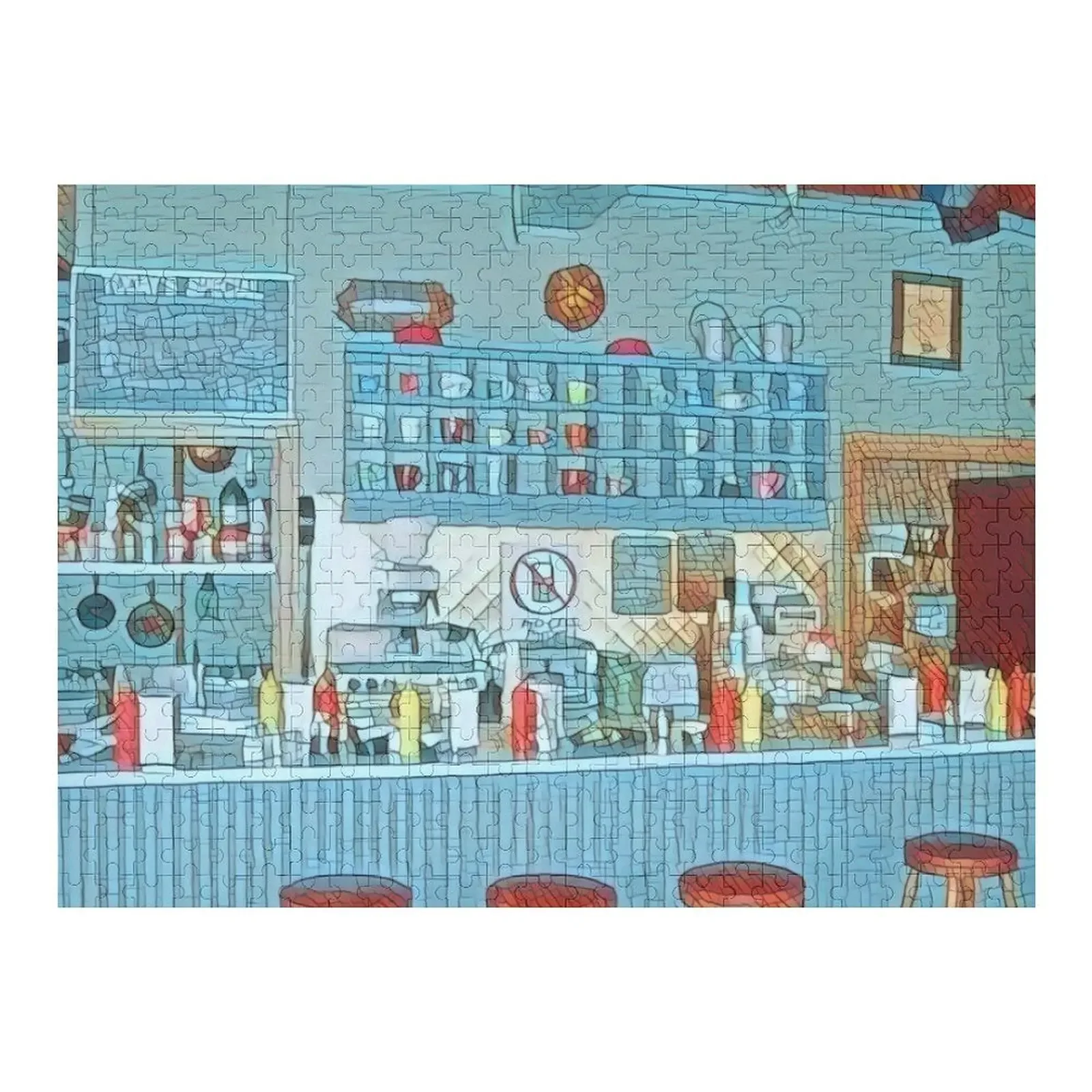 The Diner III Jigsaw Puzzle Custom Photo Customs With Photo Personalised Game Children Personalized Puzzle