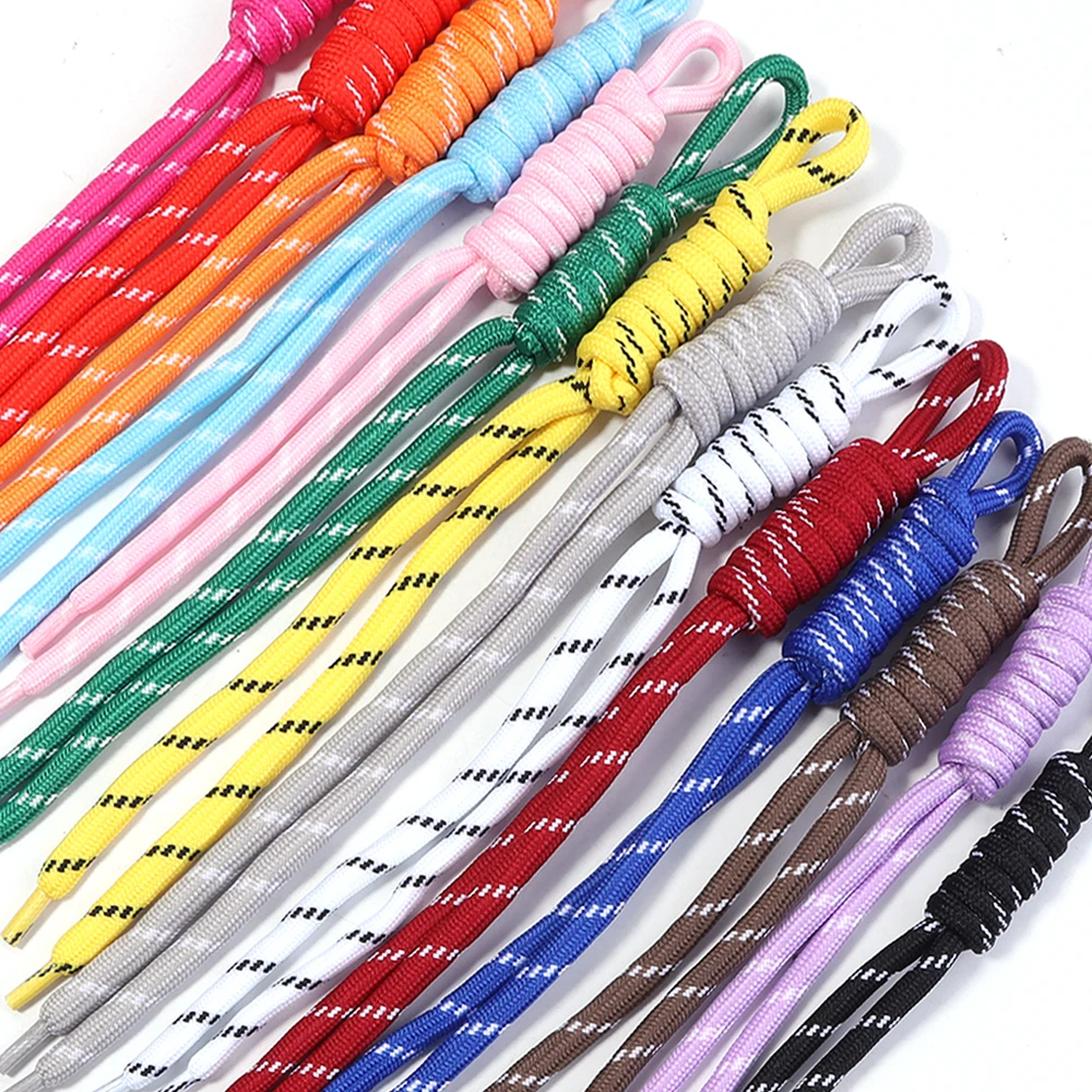 Set of 5 Colorful Braided Nylon Lanyard Keychains - Vibrant Antil-Loss Rope Accessories
