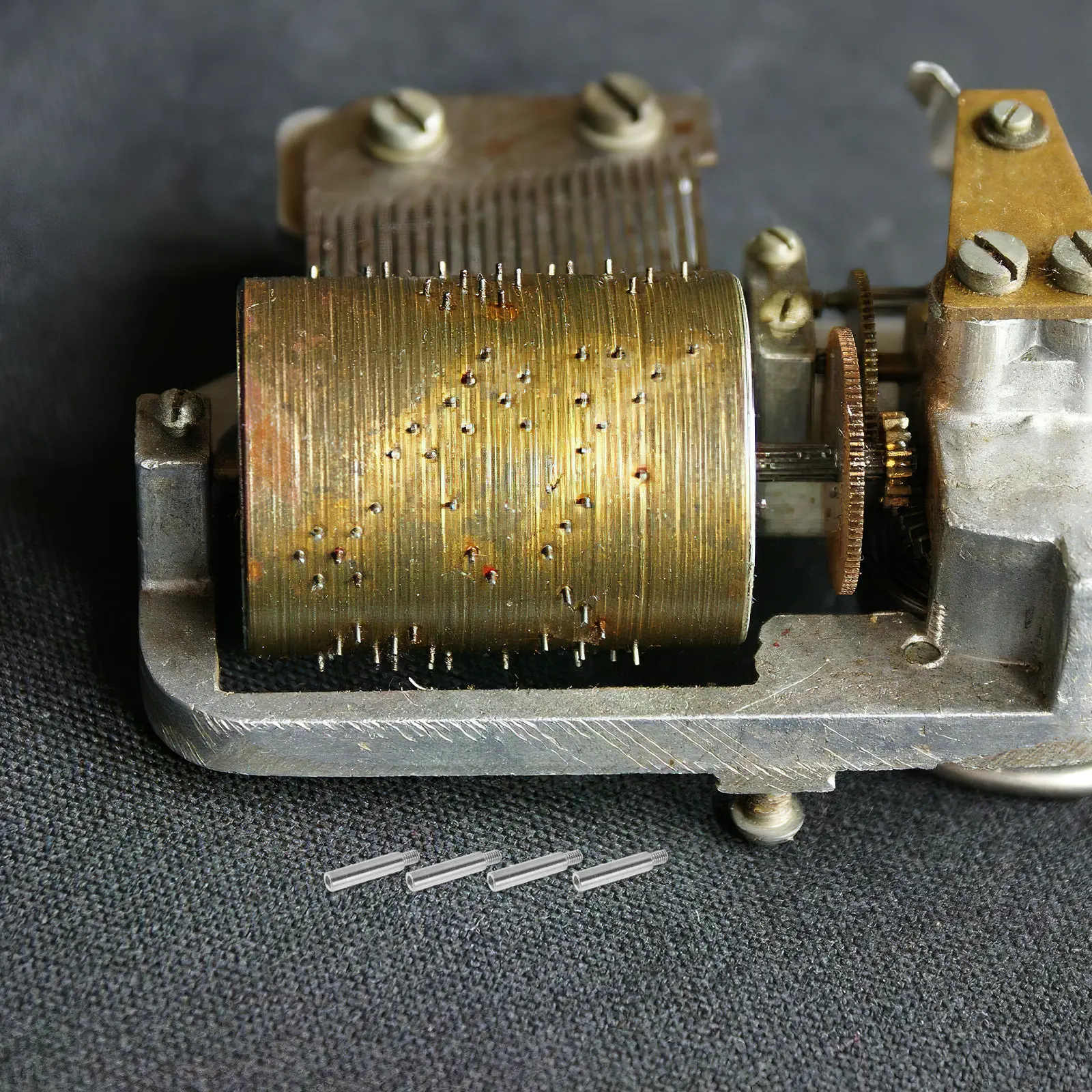 10Pcs 뮤직 박스 수리 부품 금속 막대 연장 바 25Mm 스핀들 샤프트 DIY 무브먼트 액세서리 용 더 긴 교체품