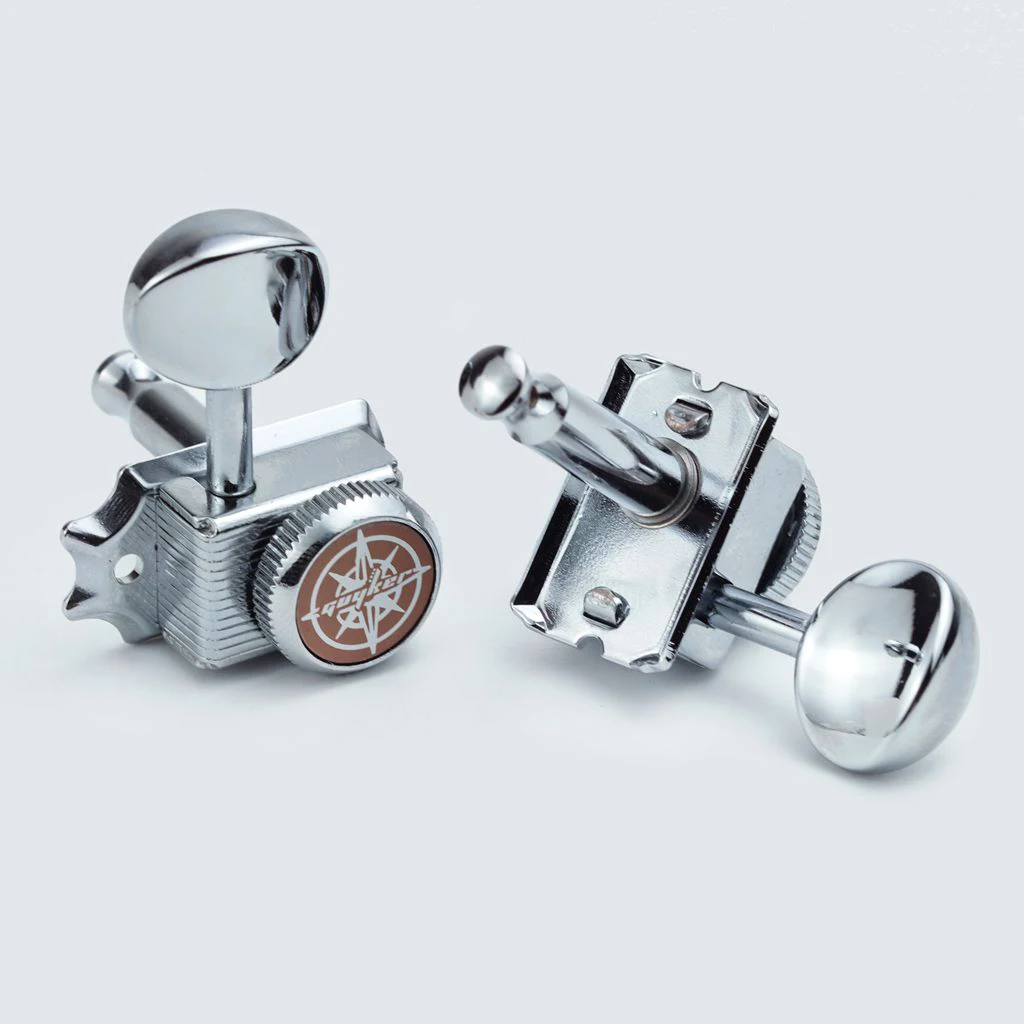 Vintage Nickel/Chrome Lock String Tuners Electric Guitar Machine Heads Tuners for ST TL Guitar Tuning Pegs
