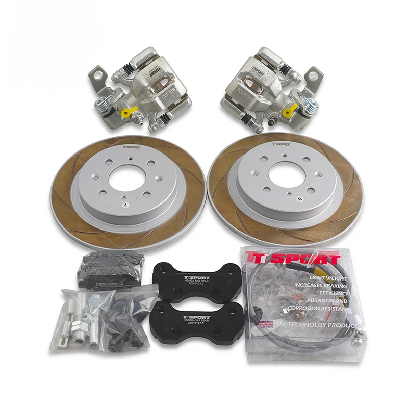 

TTSPORT Car Brake Caliper Rear Wheel 2 piston Set For Honda GK5 Fit Brake Modified Original Caliper 260*9MMcustom