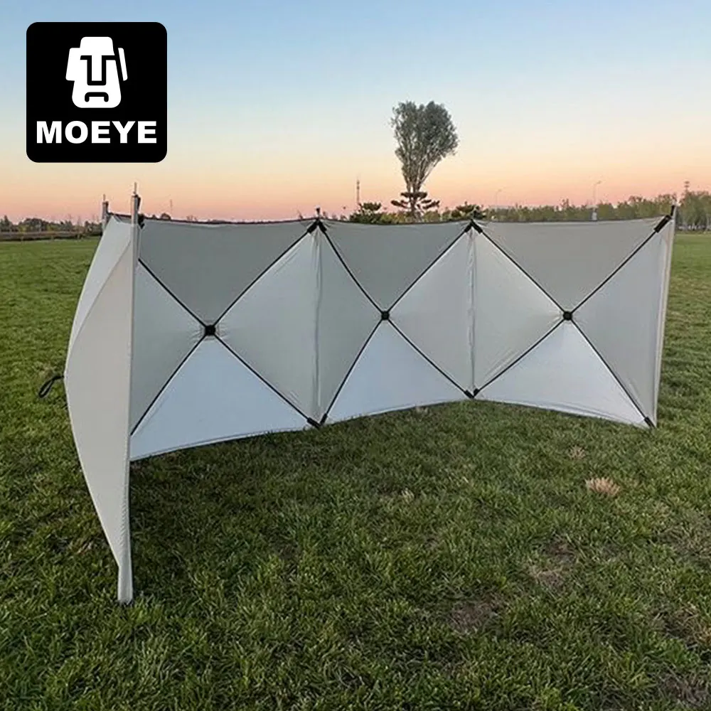 MOEYE 접이식 야외 캠핑 윈드 스크린, 가스 스토브 버너, 윈드 실드 쉘터, 윈드 피크닉 캠핑 방풍 실드 