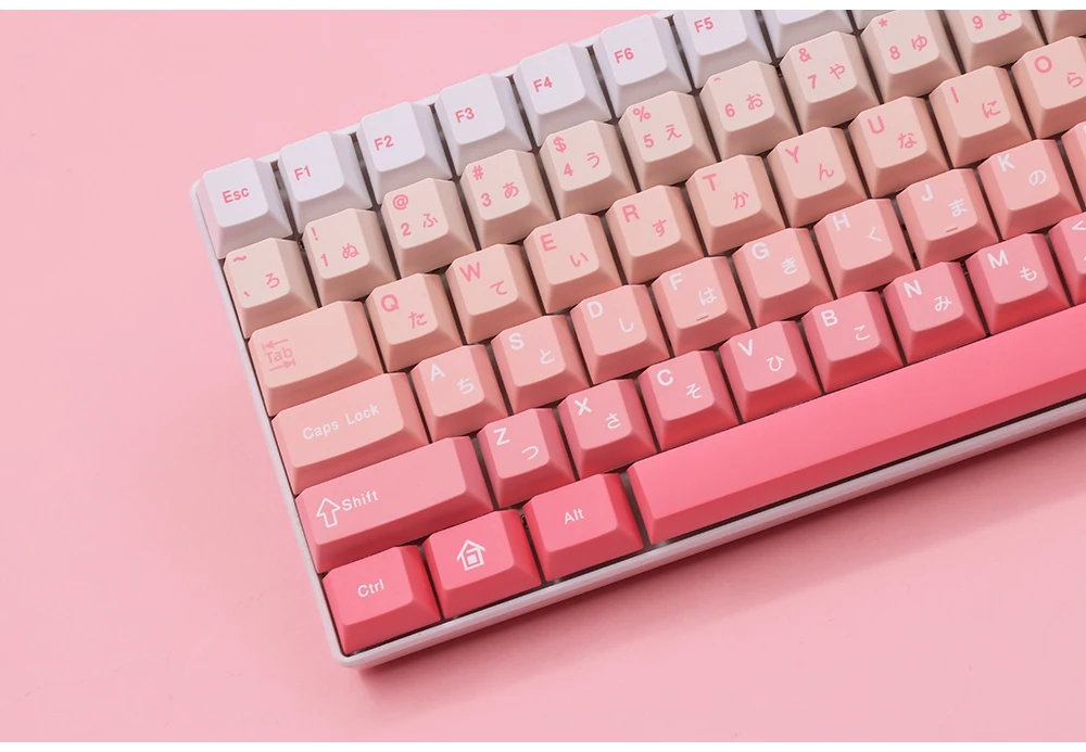 keycaps pbt material cereja perfil compatível com teclados mecânicos