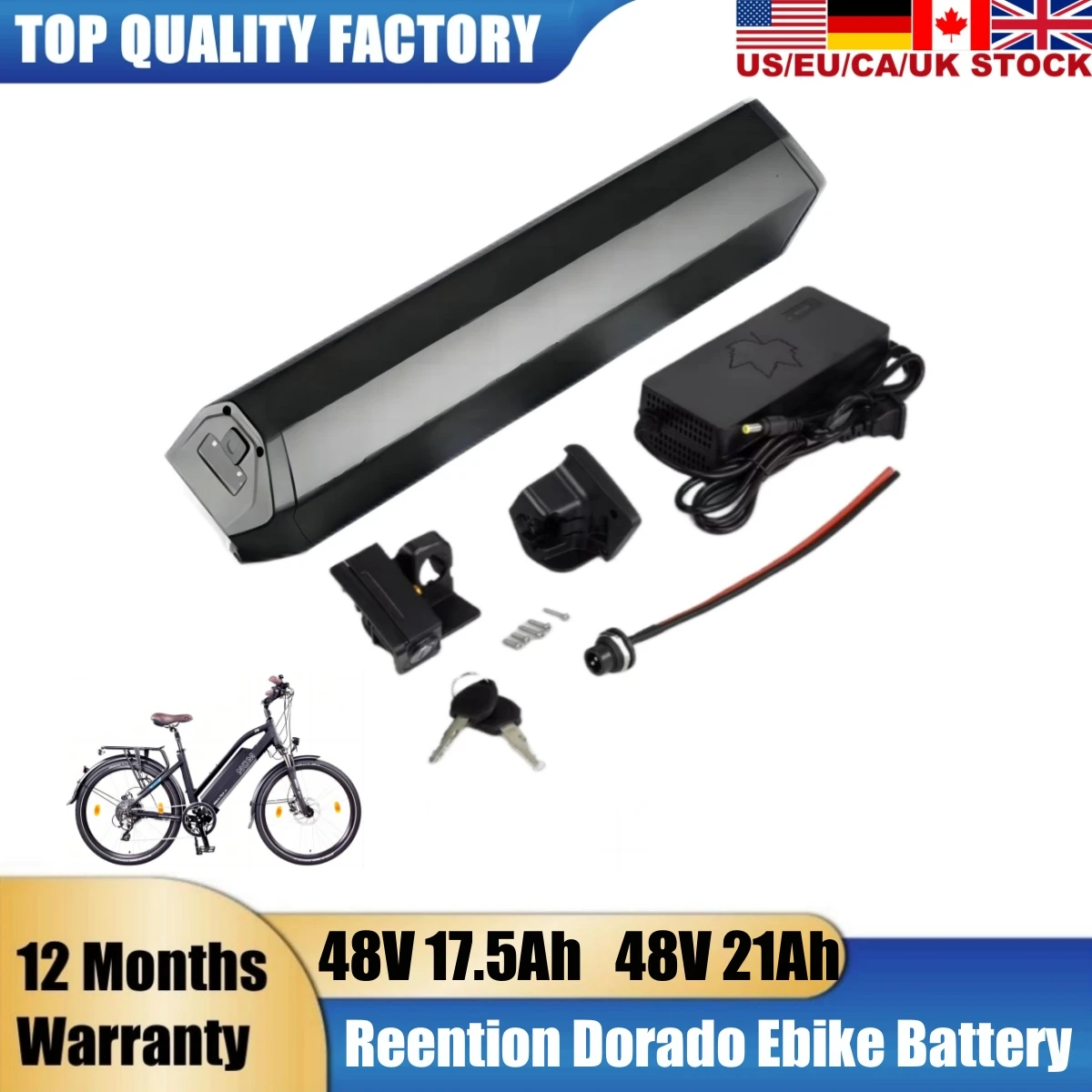 Dorado Reention E-Bike 48V 30Ah 21Ah Li-ion Battery w/ Charger for NCM  E-Bicycle