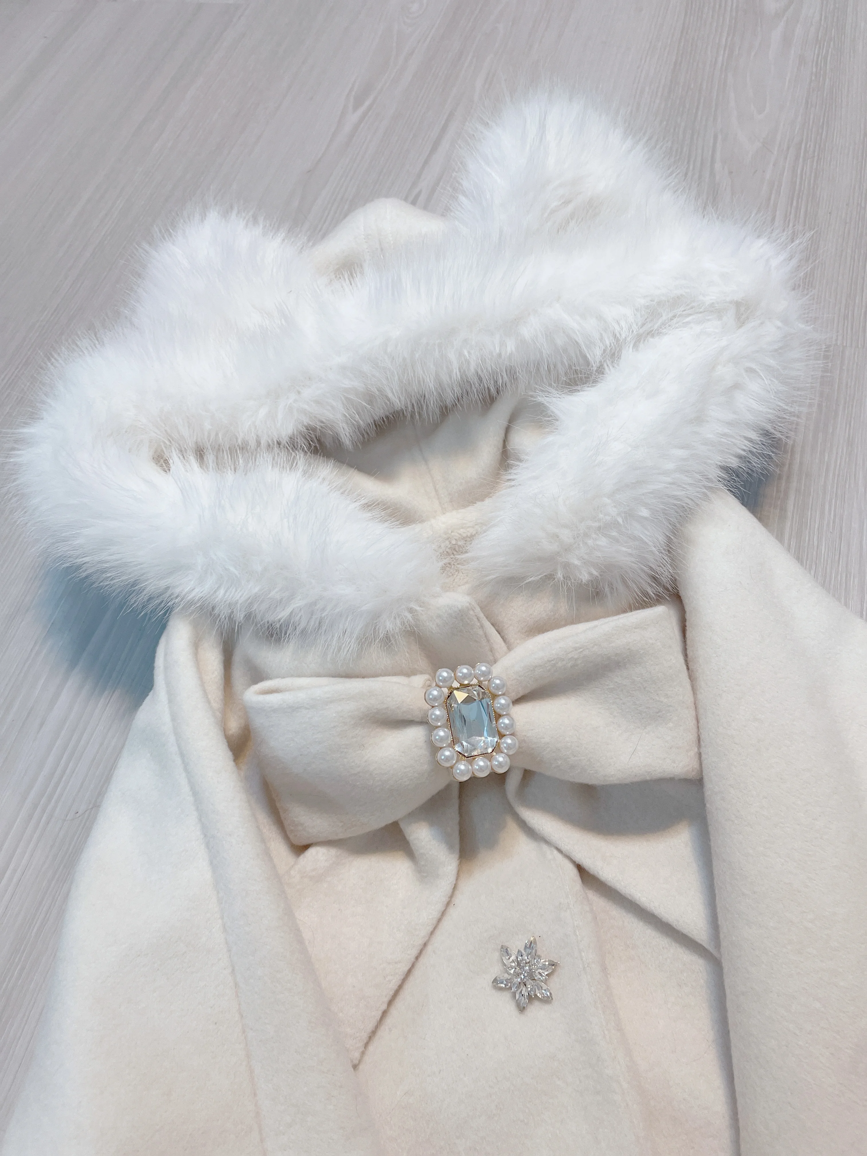 Women's Lolita Cat-Ear Wool Cape