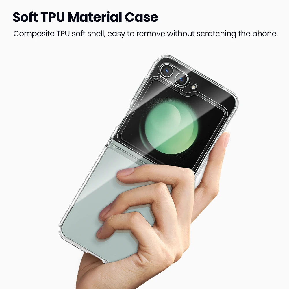 Toocki Transparent TPU Shockproof Phone Case Cover
