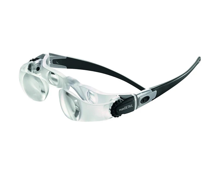 Eschenbach MaxDetail für nahezu 2x galilenische Linsen-Fernglas-Lupen, am Kopf montierte, verstellbare Dioptrien zum Basteln, Reparieren – Detail 3