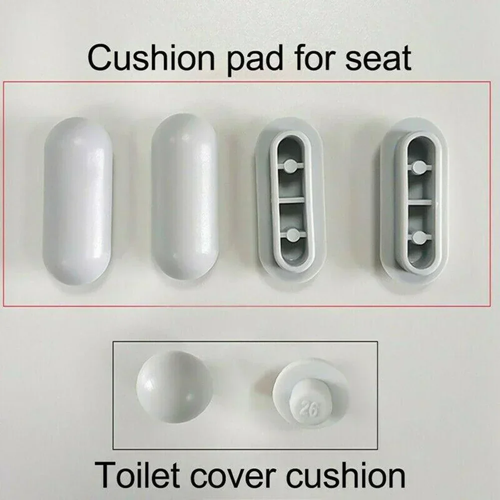 Toilet Lid Accessories Toilet Seat Bumpers Top Cover Cushion Adhesive Pads