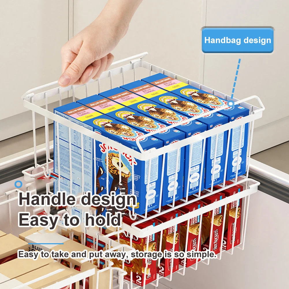 Stackable Wire Baskets Iron Multi Purpose Storage