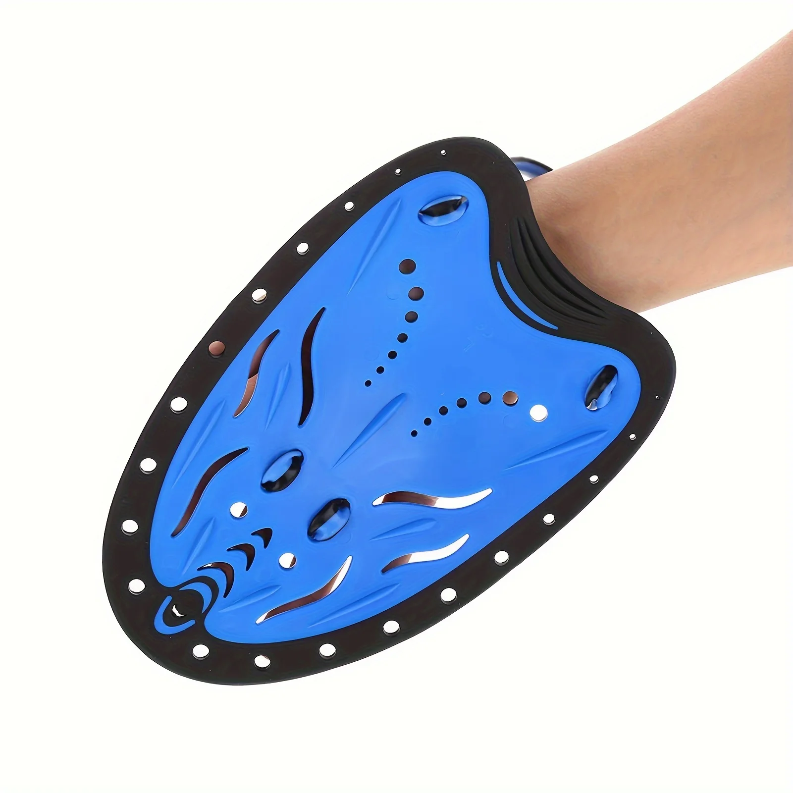 1 Pair Swim Hand Paddles, Professional Swimming Webbed Golves, For Water Sports Training 5