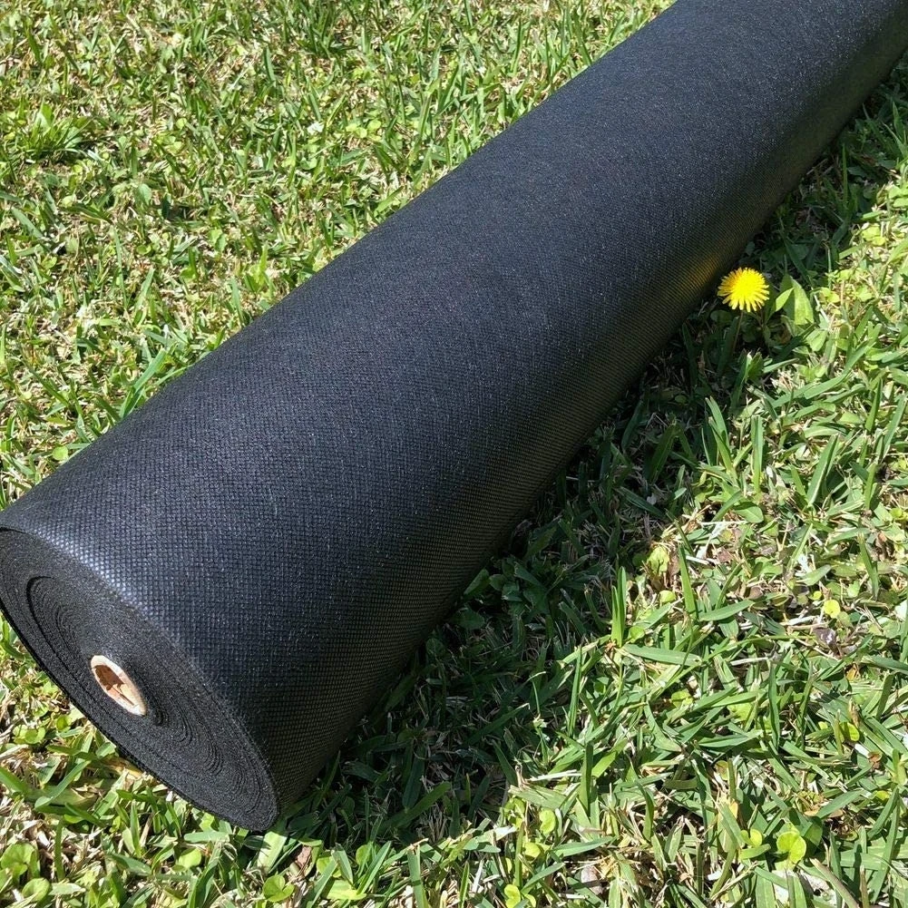 Garden Landscape Fabric Weed Barrier Heavy Duty Driveway Gardening Mat Polypropylene Ground Cover 1 Roll