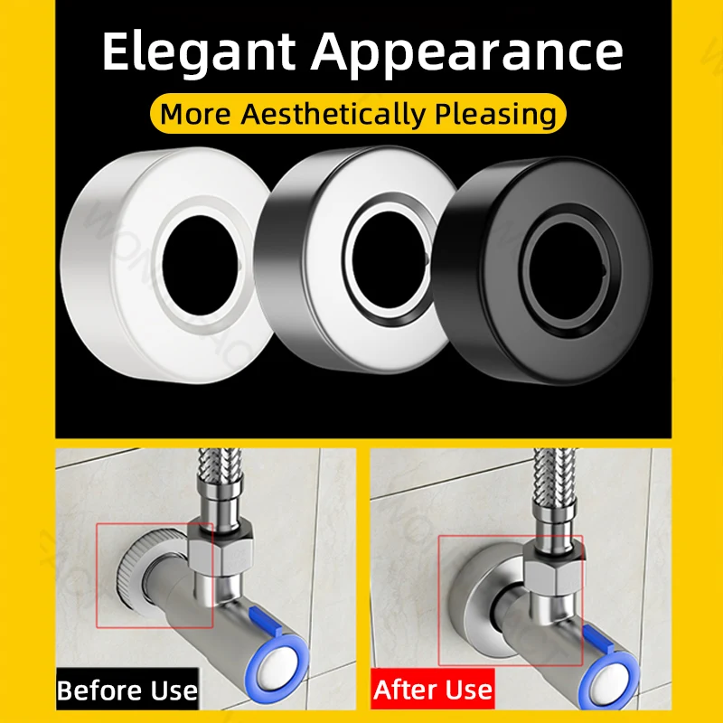 Pipe Wall Cover Faucet Accessories Bathroom Angle Valve Decorative