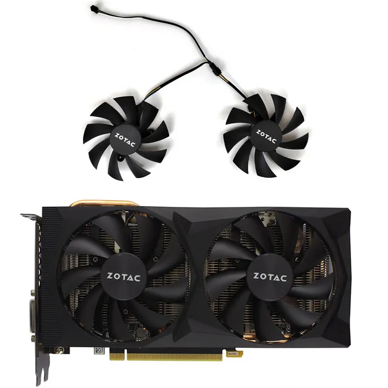 Nuova Ventola 87Mm 4Pin Ga92A2H Muslimex Rtx 2060 Gpu Per Ventola Di Raffreddamento Della Scheda Grafica Zotac Rtx 2060 2060 Super Gtx 1660 1660Ti