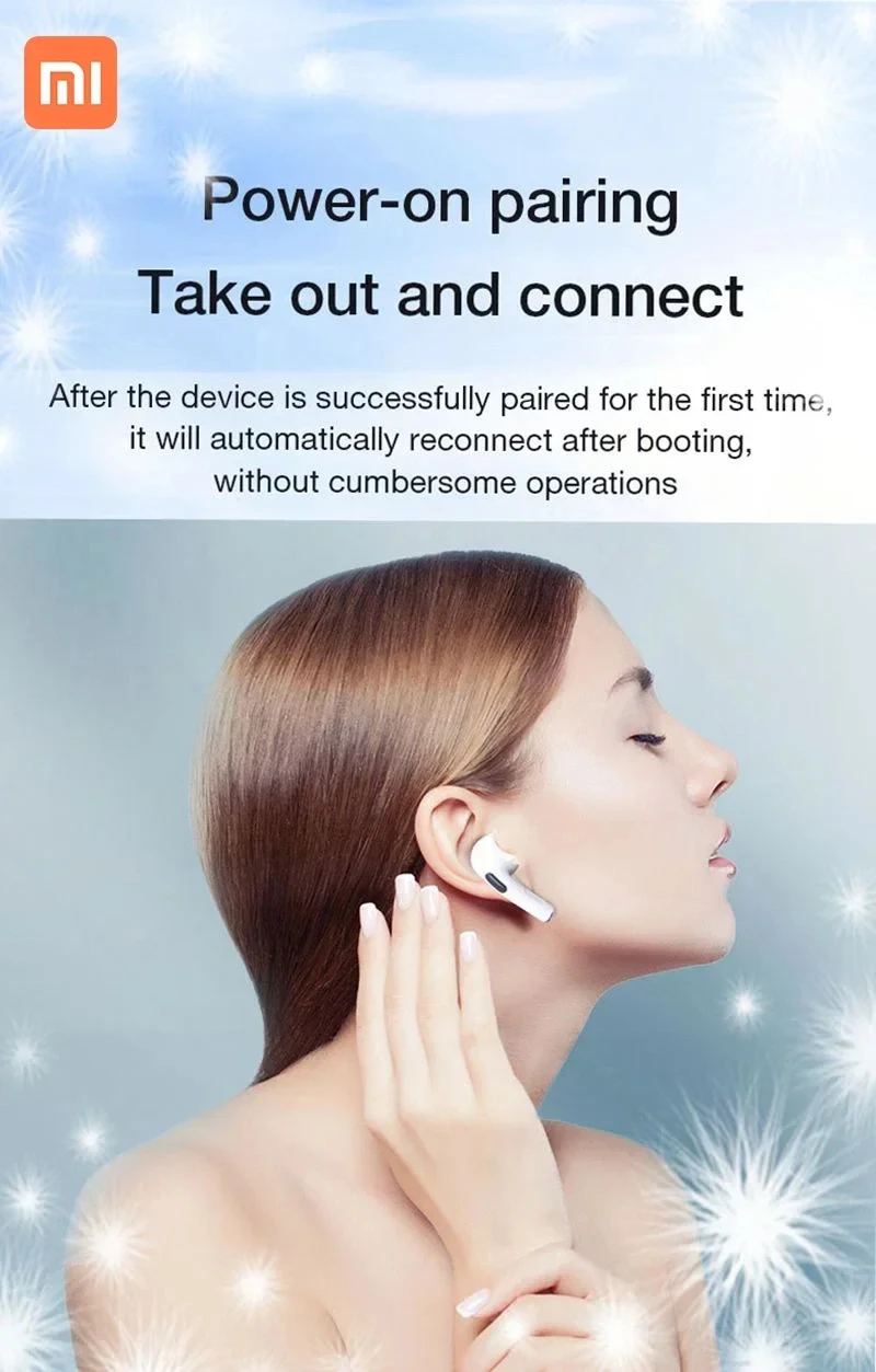 Xiaomi Wireless Bluetooth Headphones Hifi Sound Headphones Headset True Wireless Noise Canceling Earbuds Sport In-Ear Headset 5
