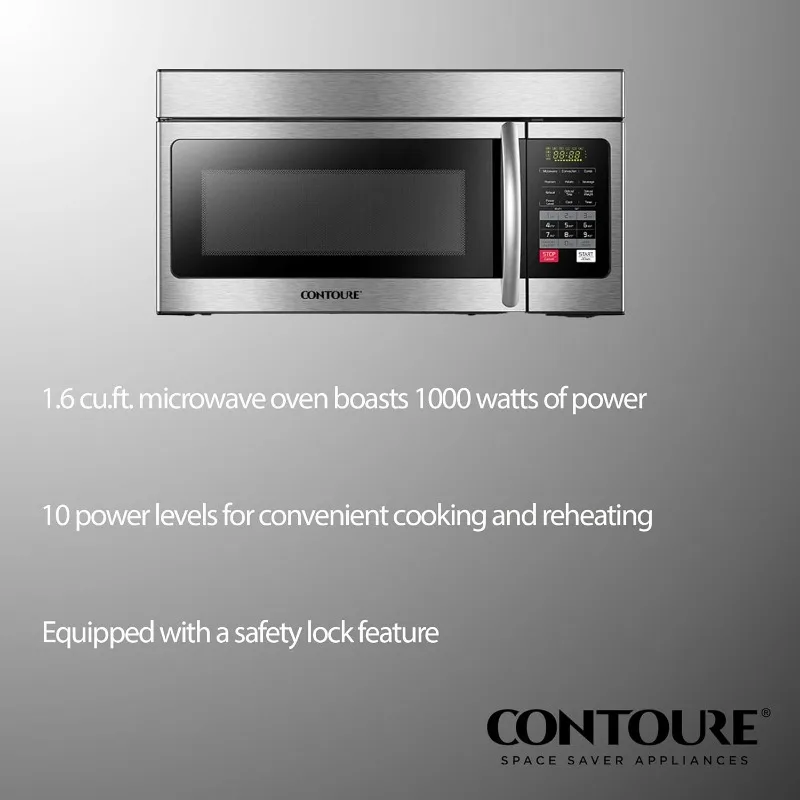 RV Convection Microwave 1.6 cu.ft. | 1000W Power | 4 Auto-Cook Menus 3