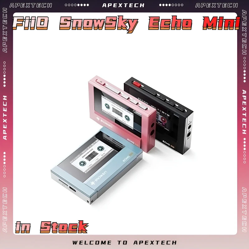 FiiO SnowSky Echo Mini HiFi Portable High-Res Audio Player with Touchscreen and Extended Battery Life