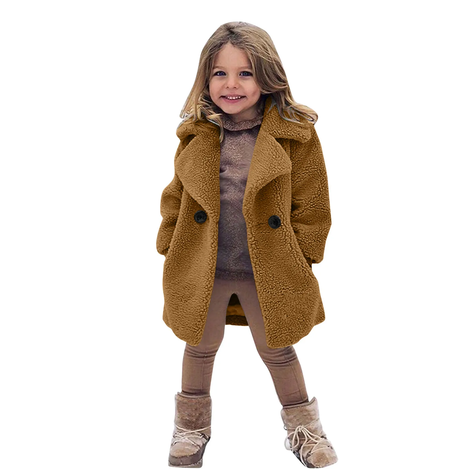 Girls' Winter Warm Jacket Toddler Baby Kids Girls Winter Windproof Thicken Coat Jacket Warm Fleece Outerwear Детское Пальто